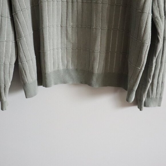 Arnold Palmer Men's Sz XL Green Polo Collared Long Sleeve Pullover Sweater Top - Picture 9 of 12